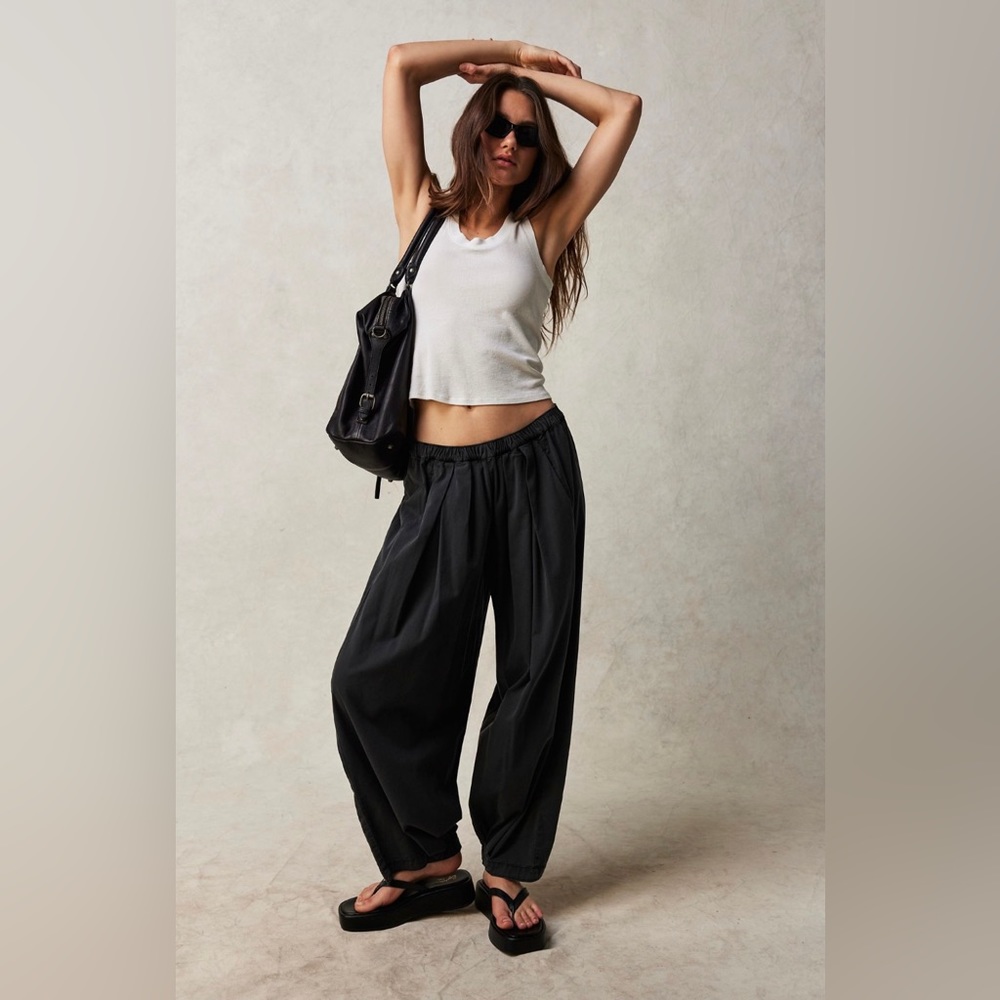 Free People To The Sky Parachute Pants Small NWOT